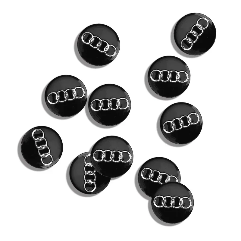 Фото Для Audi Q5 Q3 Q7 R8 A3 A4L A5 A6L A8 A1 TT 8L A4 A5 A6: 2/5/10 шт. Алюминиевые наклейки-эмблемы для корпуса ключа-пульта автомобиля №2