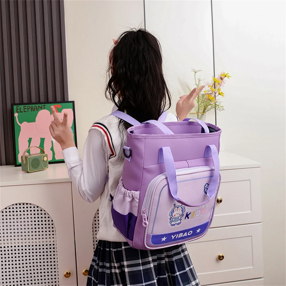 Легкие водонепроницаемые Рюкзаки с мультяшным рисунком вместительные детские