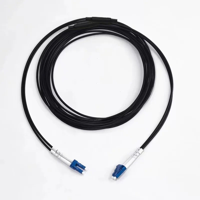 150M Armored Fiber optic Patchcord Multi mode 2 cores waterproof LC-LC SC-SC FC-FC FTTA armor jumper Outdoor DX OD=3.0-3.3mm