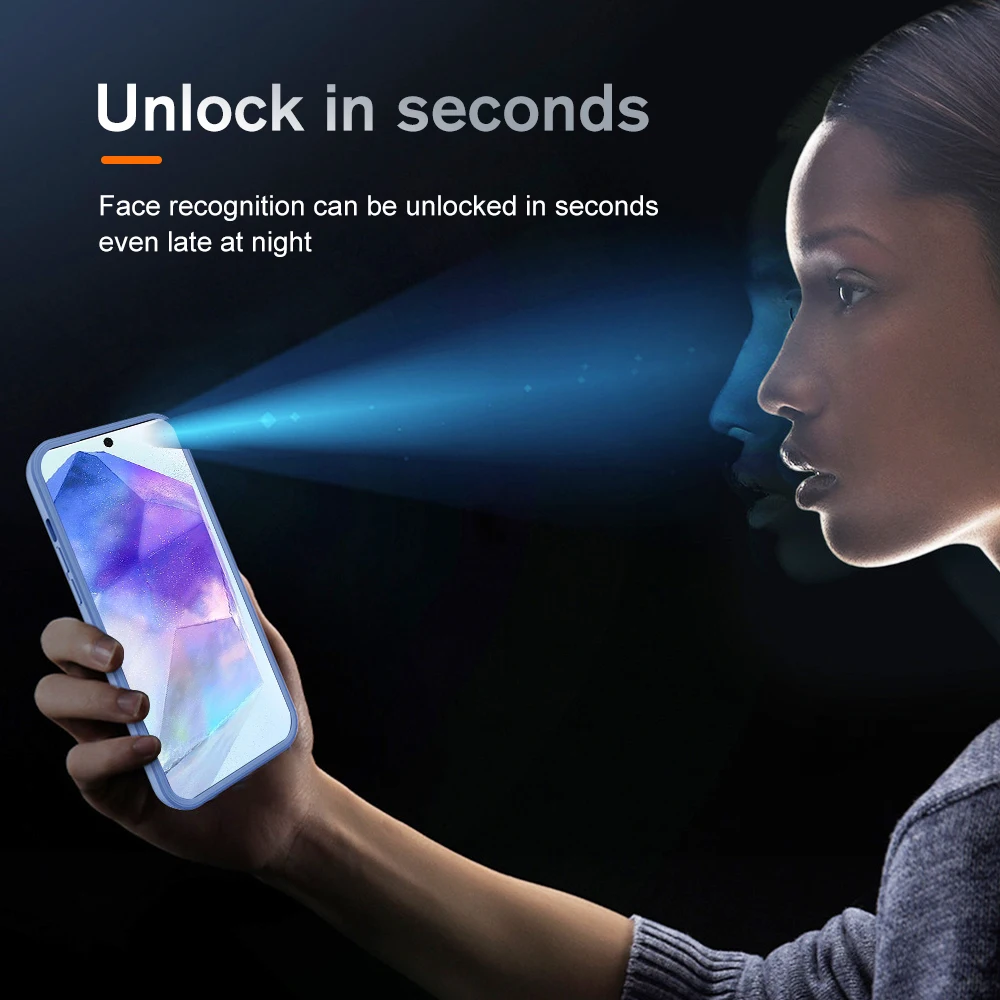 Двухсторонний защитный чехол для Samsung Galaxy A55 360 ° Samsang Samung A 55 55A SamsungA55