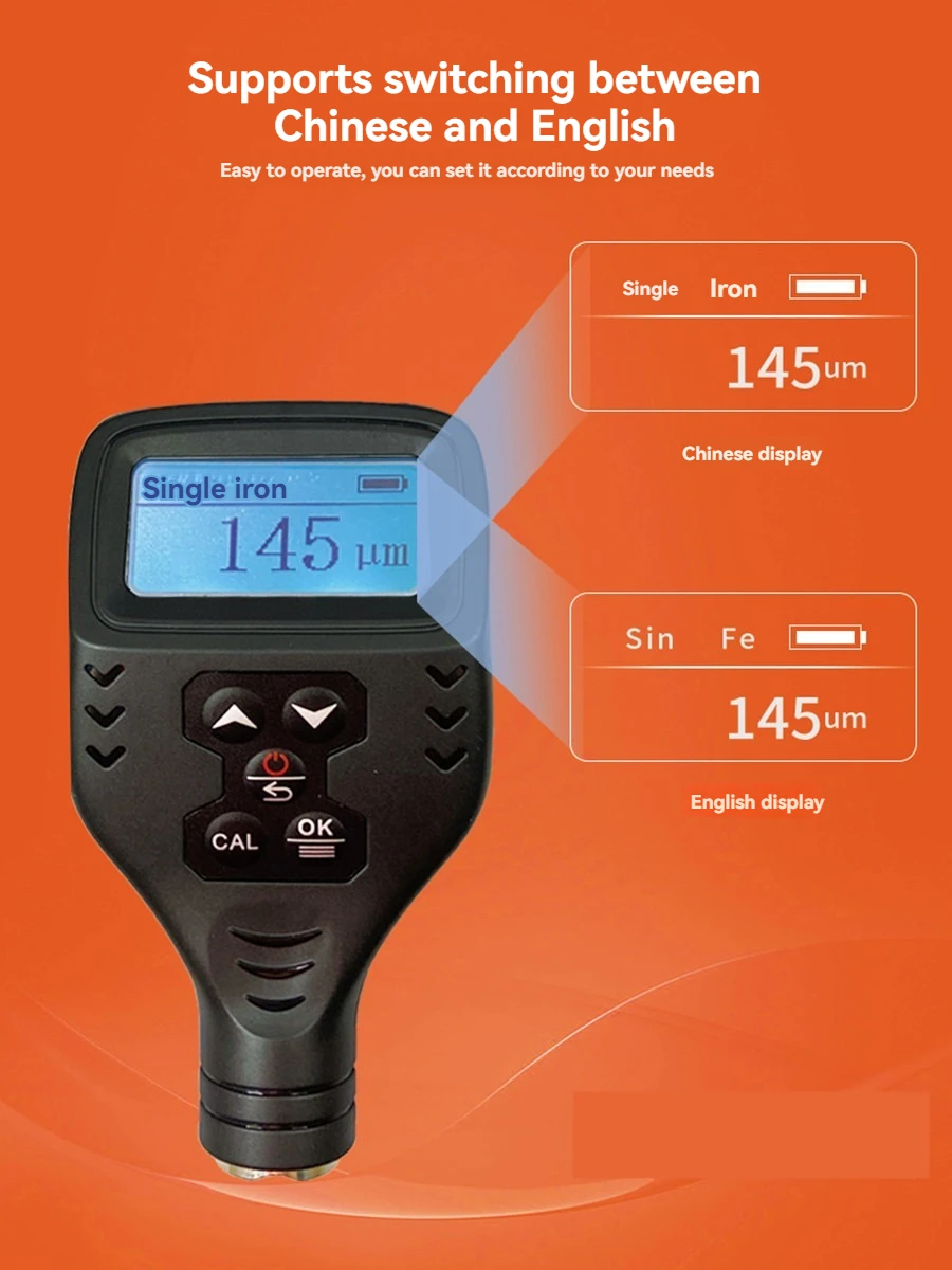 Толщиномер покрытия TM221 измеритель толщины краски б/у для автомобиля