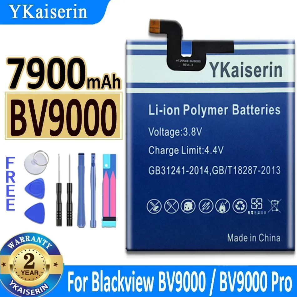 Аккумулятор YKaiserin для Blackview BV6000S BV7000 BV8000 BV9000 BV9500 Pro Batteria