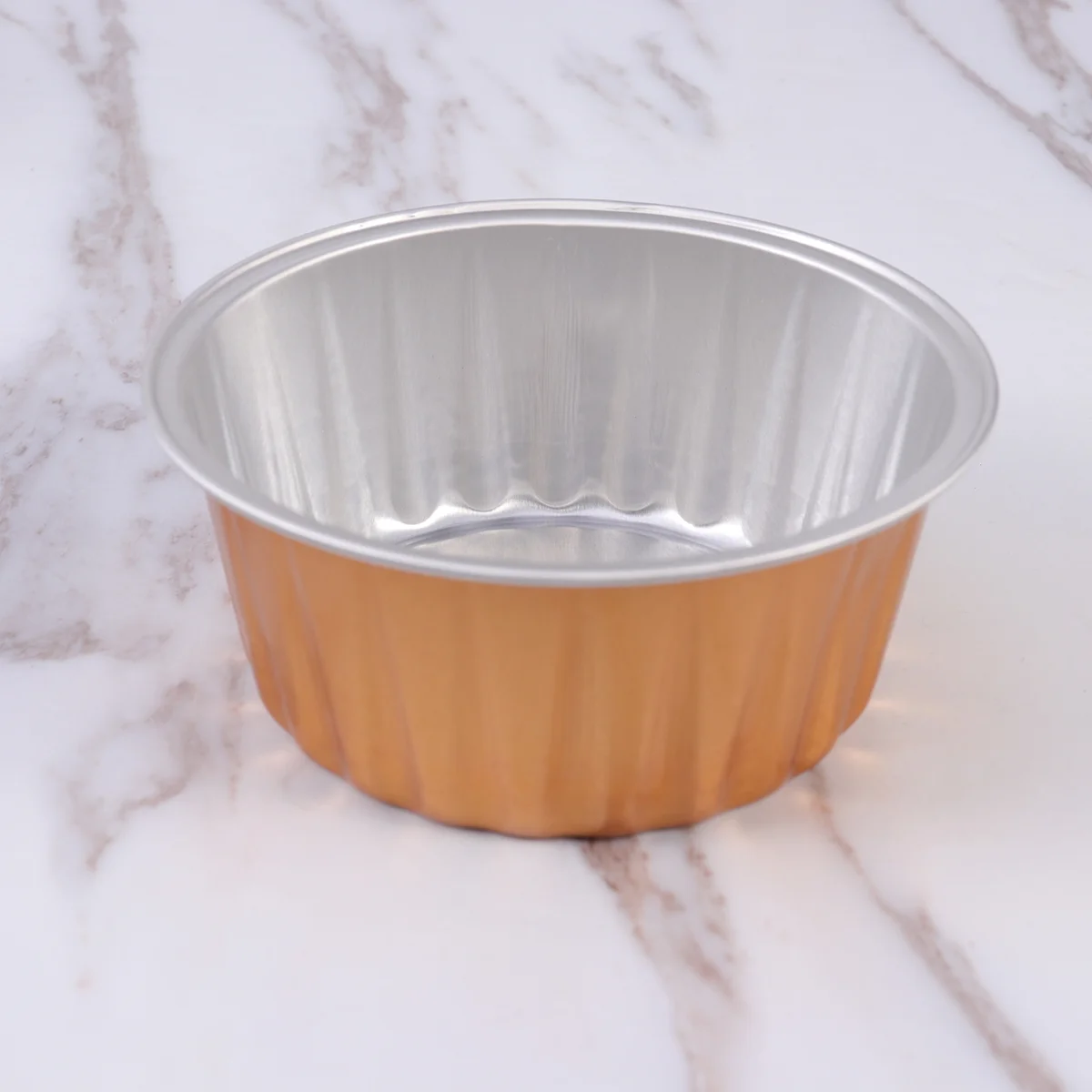 

10 Pcs Round Silicone Molds Cupcake Ramekins Paper Cups Aluminum Pans Lids Mini Liners Baking Brulee Non Stick