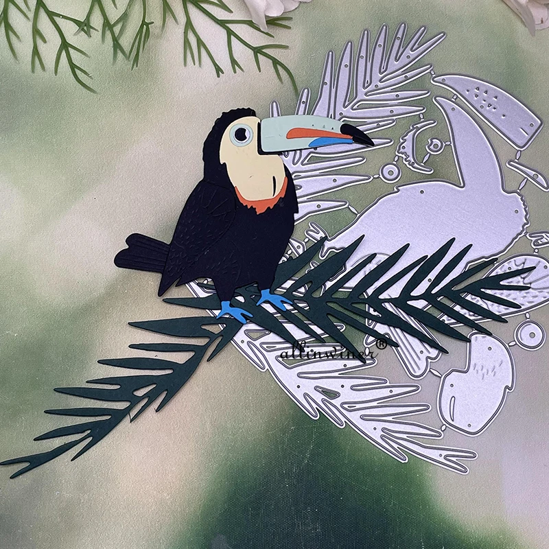 

New Bird leaf decoration Metal Cutting Dies Stencils For DIY Scrapbooking Decorative Embossing Handcraft Die Cutting Template