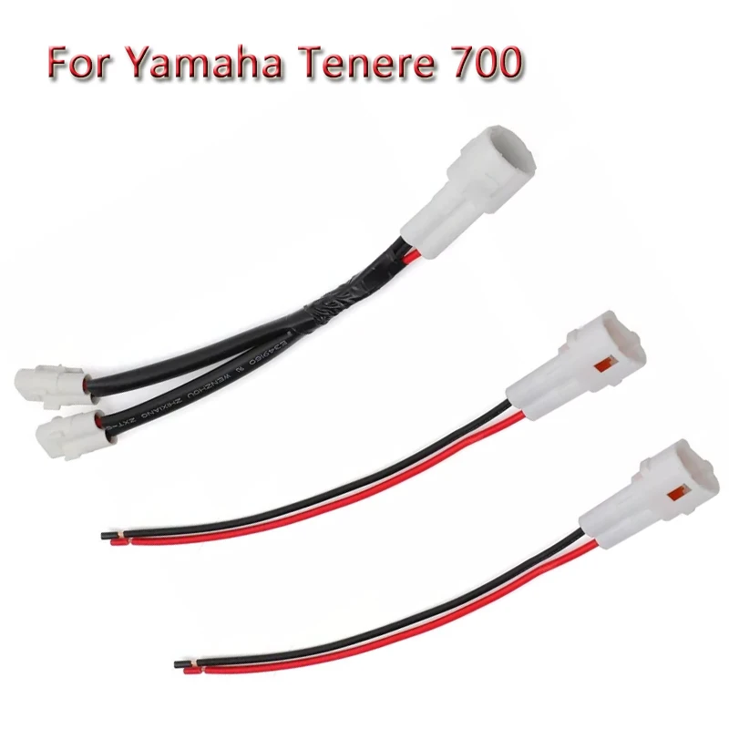 Фото Для Yamaha Tenere 700 супер разветвитель розетки USB зарядное устройство с подогревом ручки освещения Conector комплект разветвителя розетки для мотоцикла №1