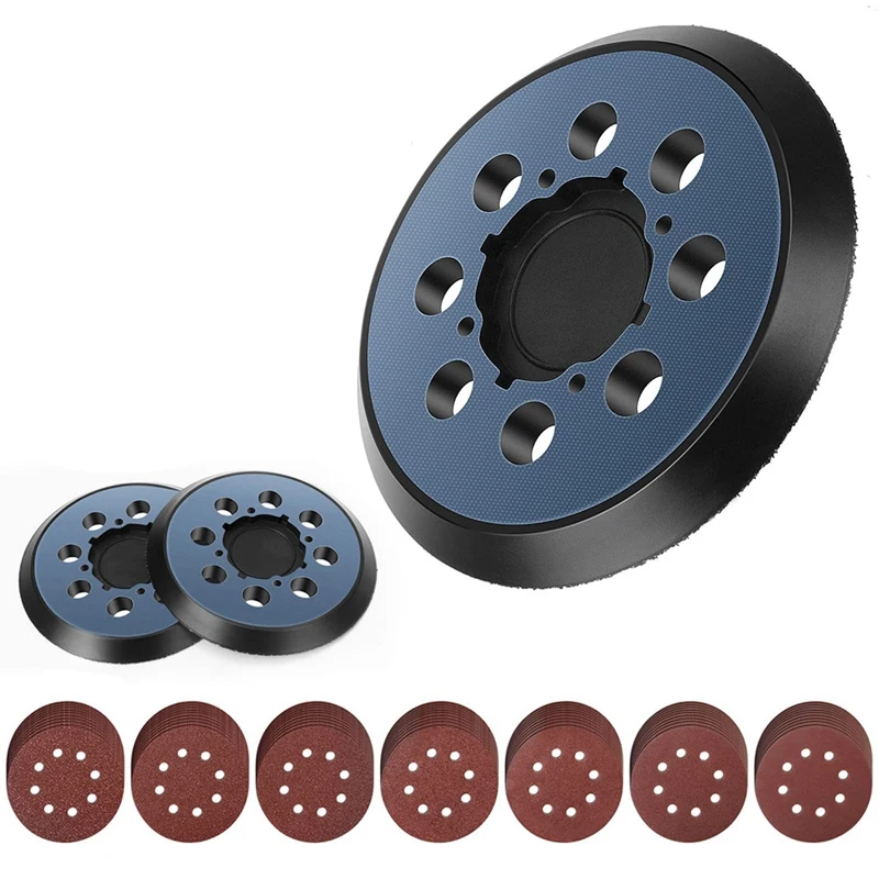 

3 упаковки, 5-дюймовые 8 отверстий, замена петли для шлифовального станка, запчасти для совместимых с Dewalt DWE64233 и N329079