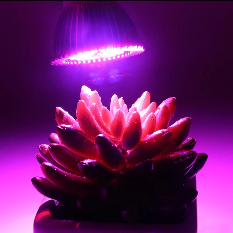 E27 светодиодная лампа для выращивания растений светильник полный спектр