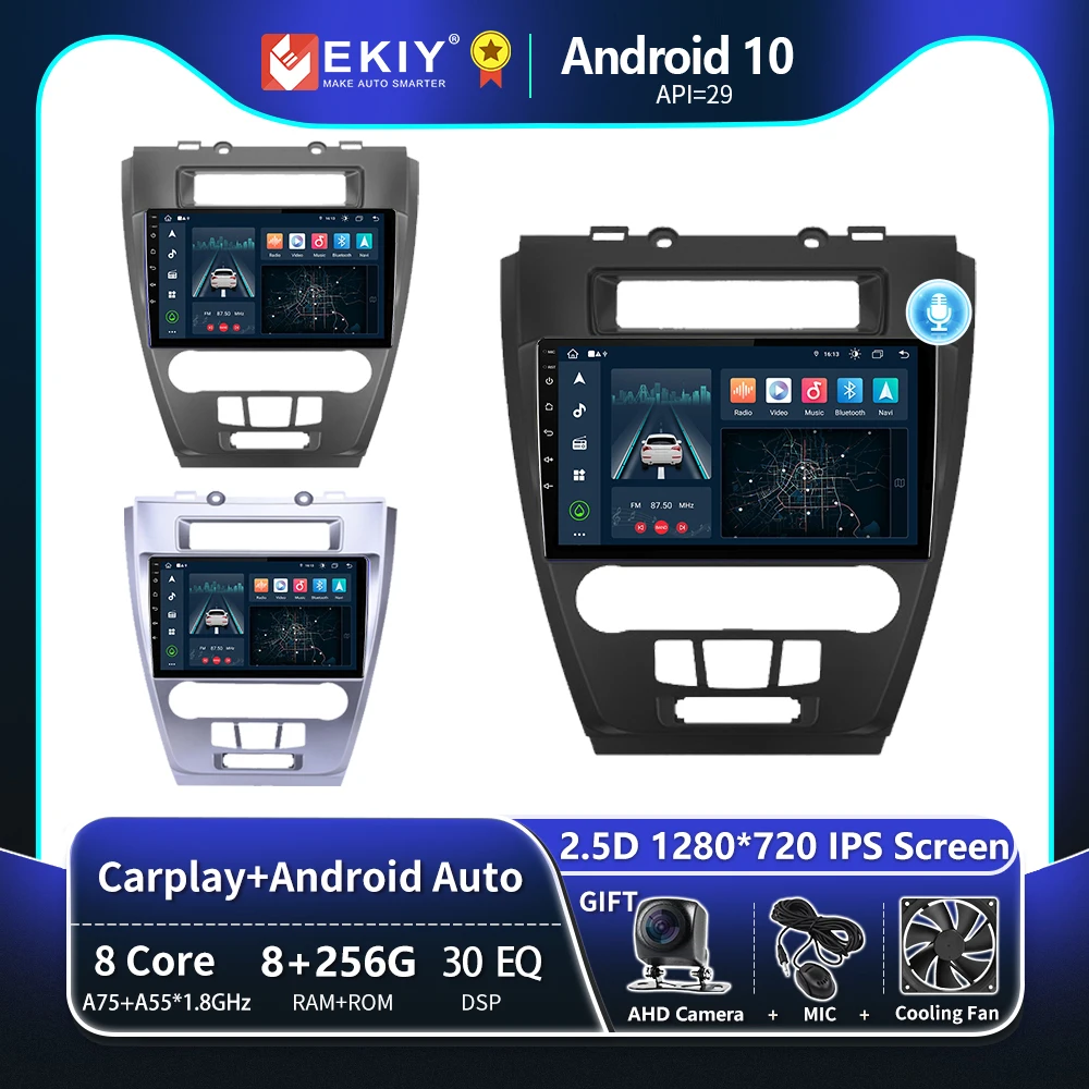 

Автомобильный радиоприемник EKIY T8 8G 256G Android 10 для Fusion Mondeo Mustang 2009 2010 - 2012 Авторадио Мультимедиа IPS Экранная навигация GPS Стерео 2 Din DVD Видеоплеер ...