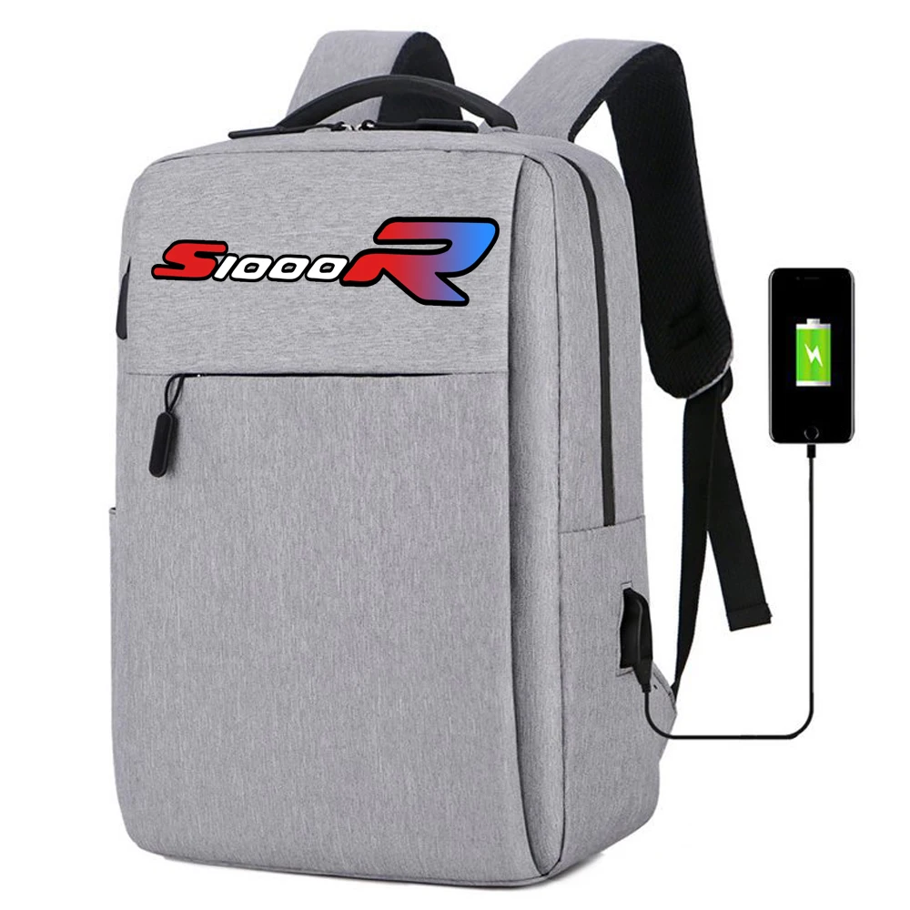 FOR BMW S1000R S1000RR S1000XR New Waterproof backpack with USB charging bag Men's business travel backpack