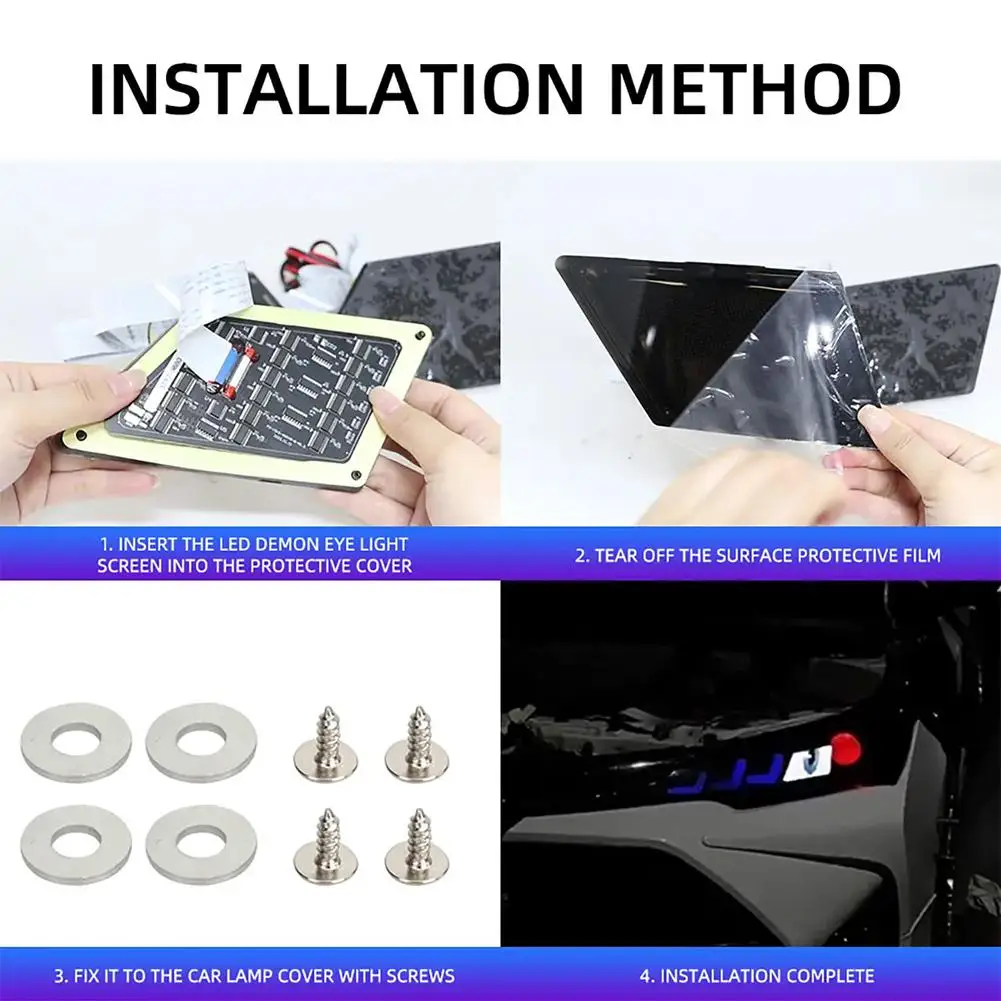 Лампа противотуманная для автомобильных фар с диагональю глаза дьявола