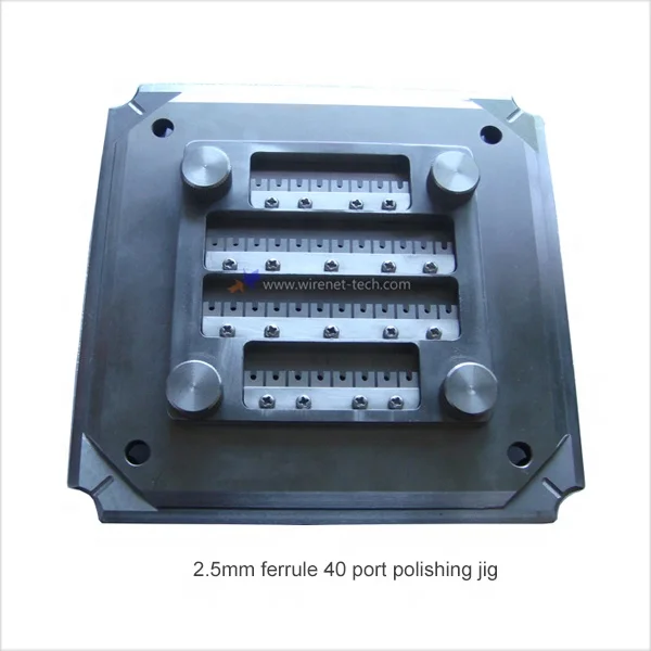 

2.5mm Ferrule 40 Port Fiber Optic Polish Jig