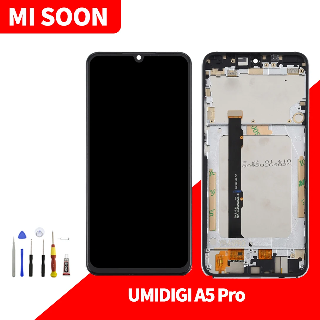 

For UMIDIGI A5 PRO LCD Display Touch Screen Digitizer Assembly For UMIDIGI A5 PRO lcd screen 100% Tested New LCD
