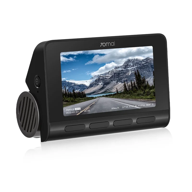 

70mai A810 Ultra HD 4K изображение ночного видения Встроенный GPS ADAS 150FOV Поддержка обнаружения движения Задняя поддержка RC12 Модуль 4G UP04