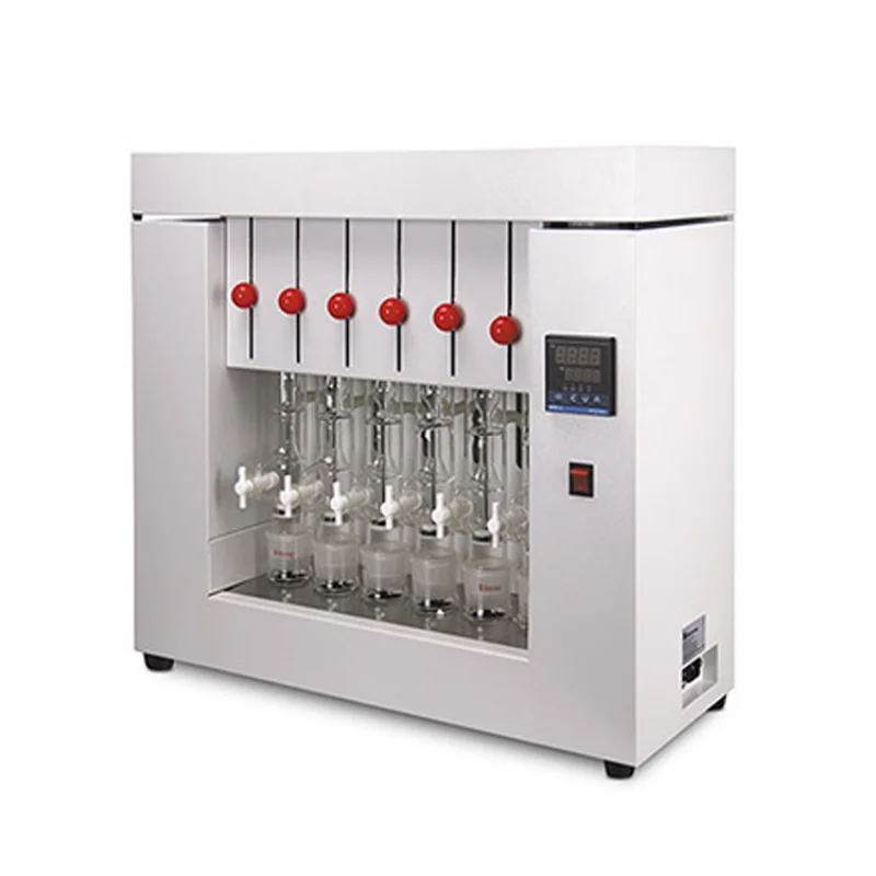 

Fully automatic intelligence soxhlet extraction fat analyzer for extraction reagent recovery cooling temperature controlling