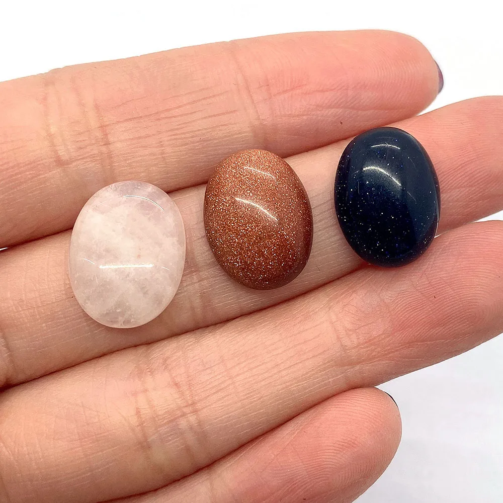 

5 Pcs Natural Stone Crystal Beads DIY Making Pendant Sandstone Earrings Bracelet Necklace Making Jewelry Accessories 12x16 mm