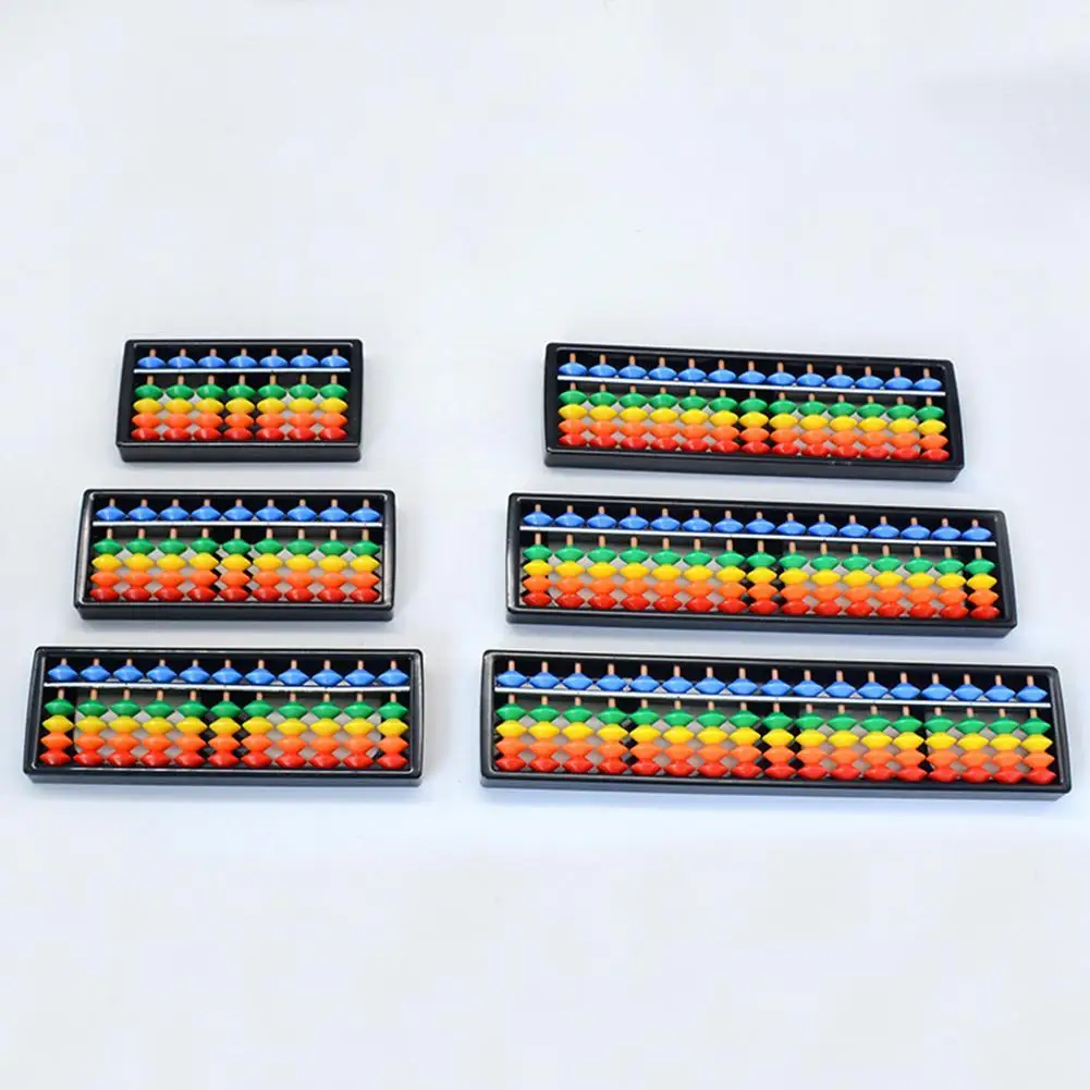 

Детская Радужная бусина Abacus, арифметический Счетный инструмент для детей, учеников детского сада, 7, 9, 11, 13, 15, 17, Обучающие Математические Игр...