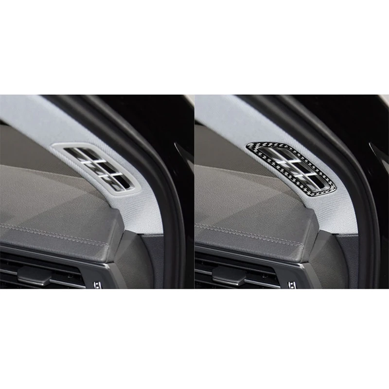 2 шт. автомобильные наклейки из углеродного волокна для Audi A6L A7 2019