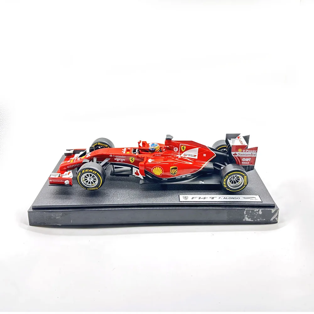 Фото Масштабная модель автомобиля HW 1/18 F14-T F. Алонсо из литого металла, коллекционная игрушка, подарок на день рождения, для сценариев сценариев BLY67 №1