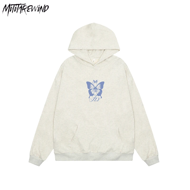 

Модные свободные повседневные свитшоты для пар, большие размеры, хлопковые, с капюшоном, осенне-зимние, Y2k, новые худи в стиле Харадзюку