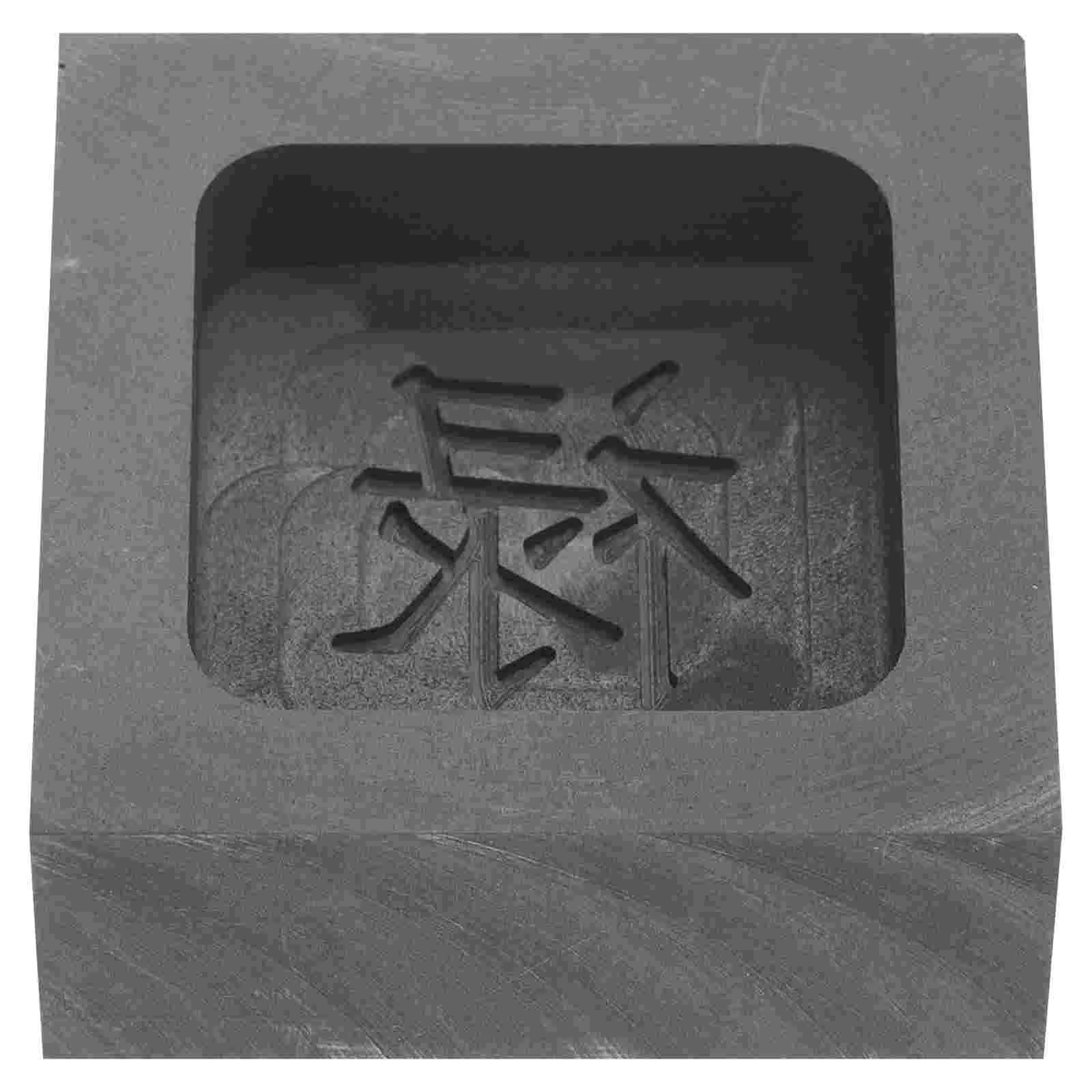 Графитовая форма разноцветный металлический литье плавящийся золотой