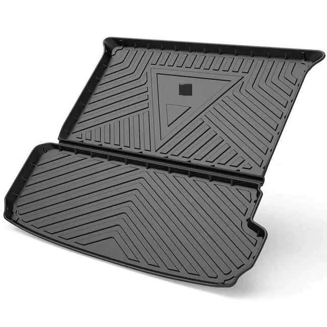 

Коврик в багажник TPE для Audi Q7 2016-2023, автомобильный водонепроницаемый нескользящий резиновый багажник, аксессуары