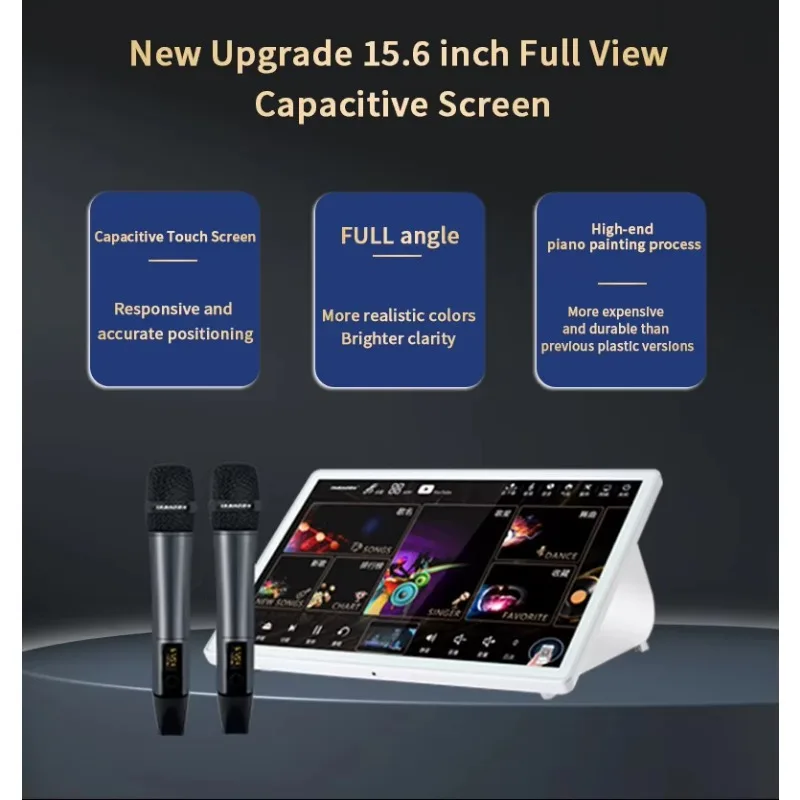 InAndOn новейший профессиональный караоке-плеер 15 6 5в1 2T прочный с использованием