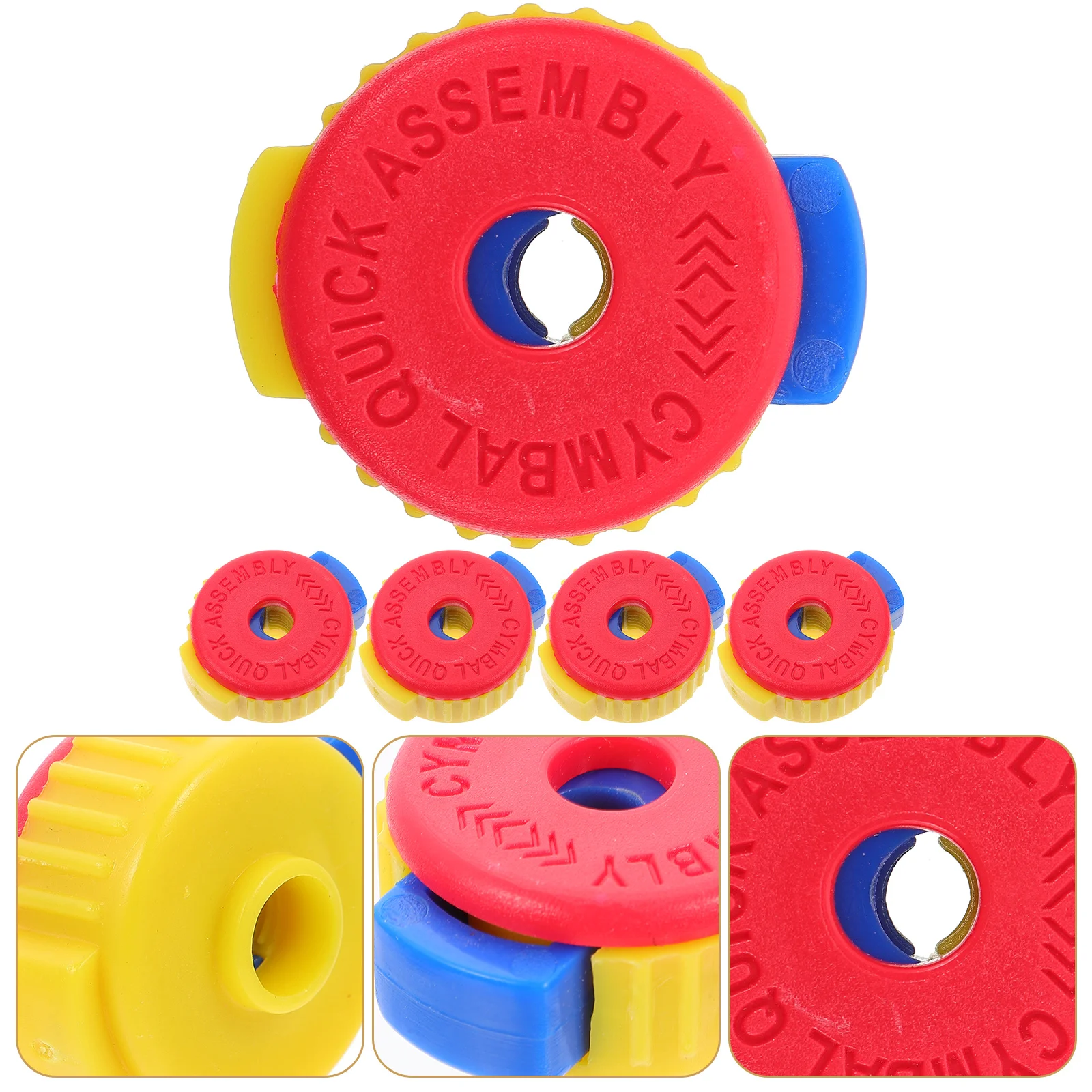 

Cymbal Quick Nut Release Parts Drum Set Removal Stand Replacement Cymbals Fixing Buckle Percussion Caps