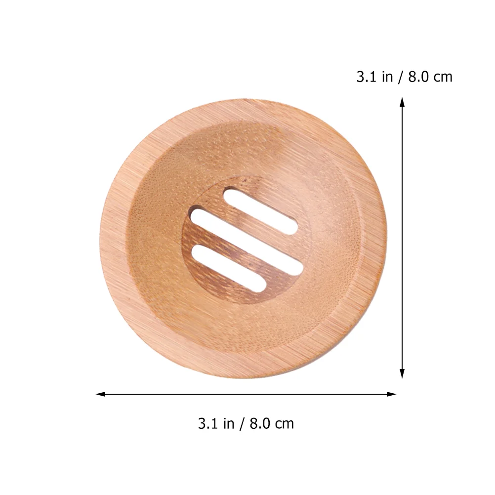 3 шт. держатель для мыла бамбуковый поднос контейнер Hallow Case блюдо бежевый