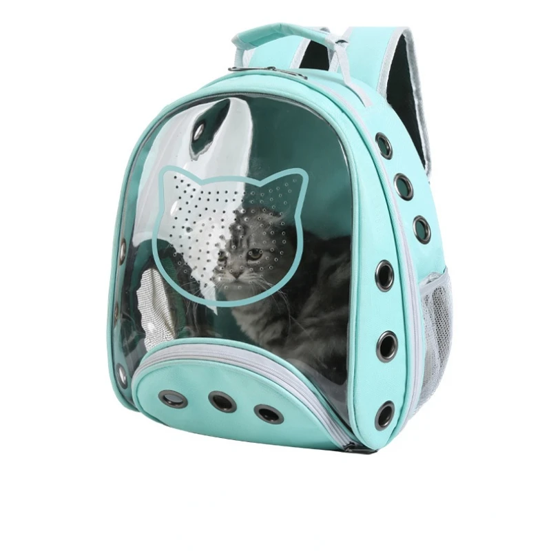 

Portable Outdoor Cats Carriers Small Pets Bags Cat Travel Pack Breathable Large Bag Transparent Capsule Backpack for Cats -KG017