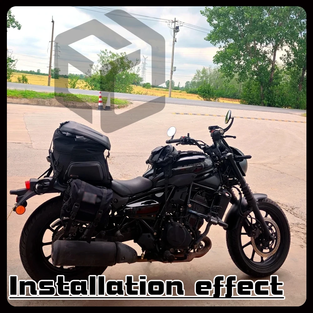 Фото Зеркала заднего вида для мотоциклов Kawasaki Eliminator 500 / SE / 900 / 400 / 450 / 250 / 200, ретро-зеркала на руль, из алюминиевого сплава с ЧПУ. №3