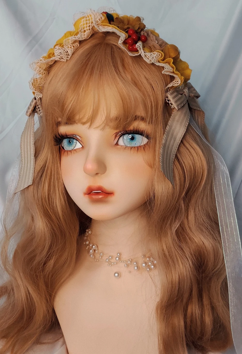 (WDoll)Special Makeup High Quality Handmade Female/Girl Resin Half Head Cute Cosplay Japanese Animego BJD Kigurumi Doll Mask - купить по