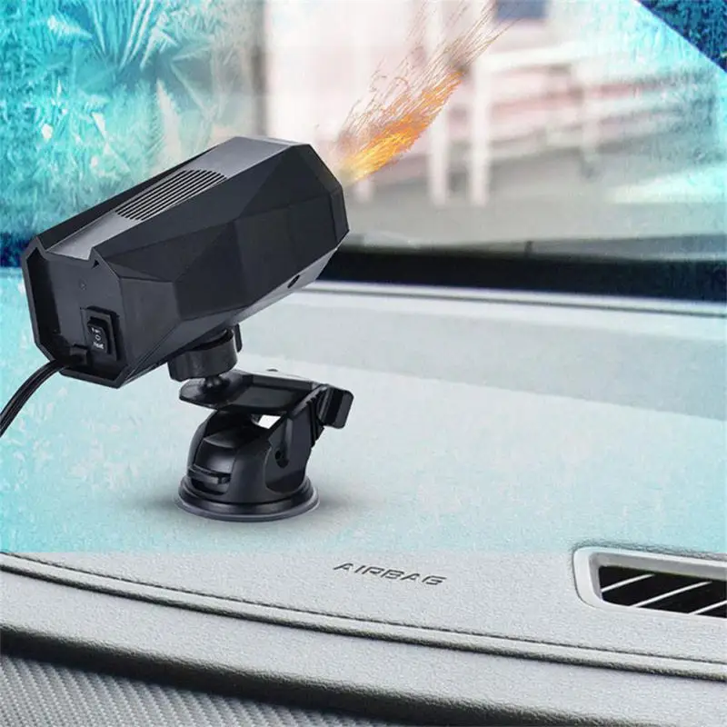 

12v Multifunctional Car Defrosting Portable Snow Demister Electric Cooling Heating Fan Car Accessories Universal Electric Dryer