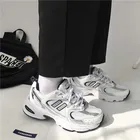 Кроссовки сетчатые Светоотражающие для мужчин и женщин, повседневная обувь на толстой подошве, Модные дышащие, лето 2021