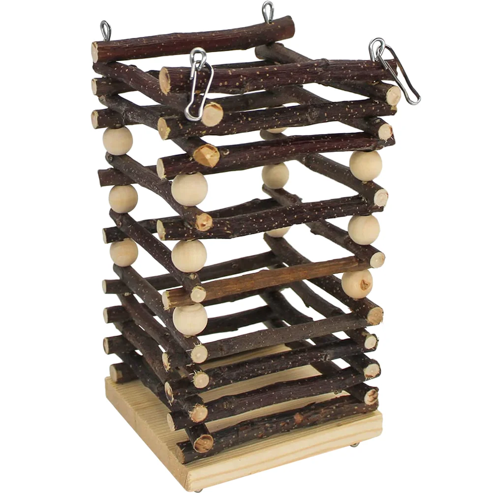 

Hay Feeder Bunny Rabbit Rack Stand Wood Feeding Storage Feeders Tool Container Hollow Dispenser Woodenholder Grass Bag Stable