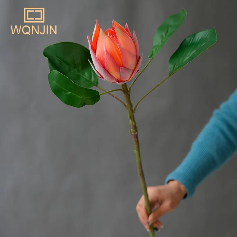 

1PC Simulation Plush Emperor Flower Wedding Decoration Home Flower Arrangement Accessories Simulation Flower