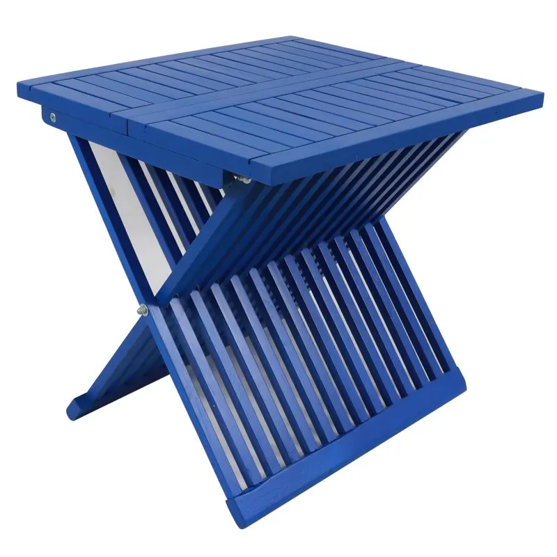 

Brandon Folding Table, Blue, 18.75" x 19.5" x 17.75"