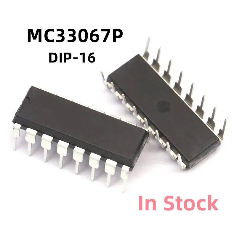 10 шт./лот MC33067P MC33067 DIP-16 высокая производительность переключение нулевого напряжения резонансный режим контроллера оригинальная новая фотография