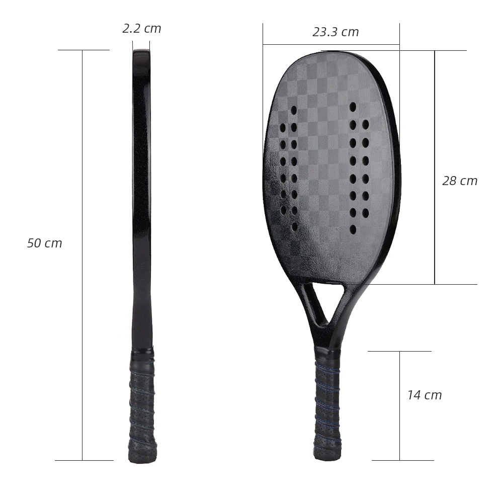 Профессиональная теннисная ракетка из углепластика 18K 12K 3K твердая черная