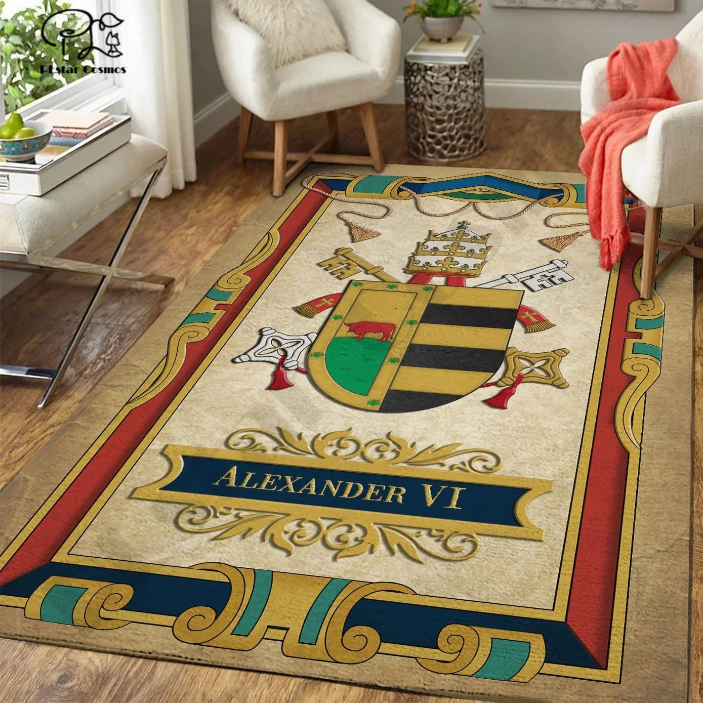 Новейший уникальный коврик PLstar Cosmos Royal с изображением Иисуса для комнаты 3D