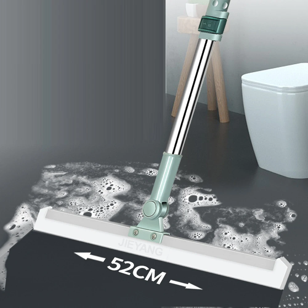 

Sweeper Adjustable Retractable Cleaning Silicone Floor Broom Sweeping Brush Window Wiper Washing Magic Household Floor Broom Mop