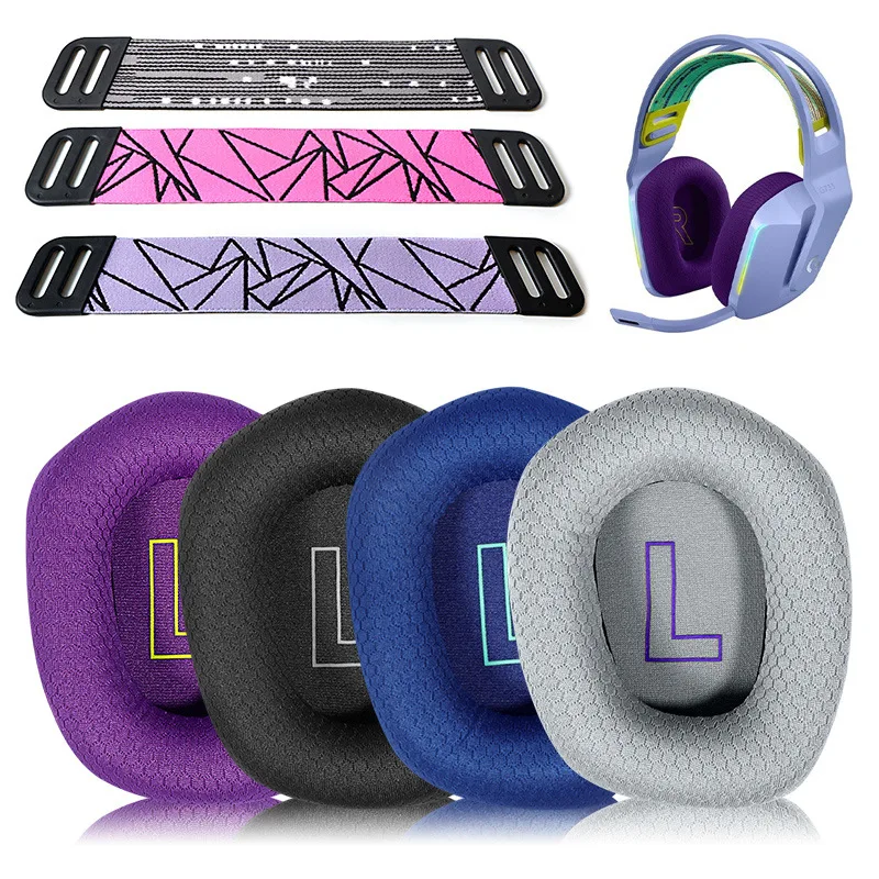 

Replacement Ear Pads for Logitech G733 G335 g733Headphones Headband Ear Cover Repair parts