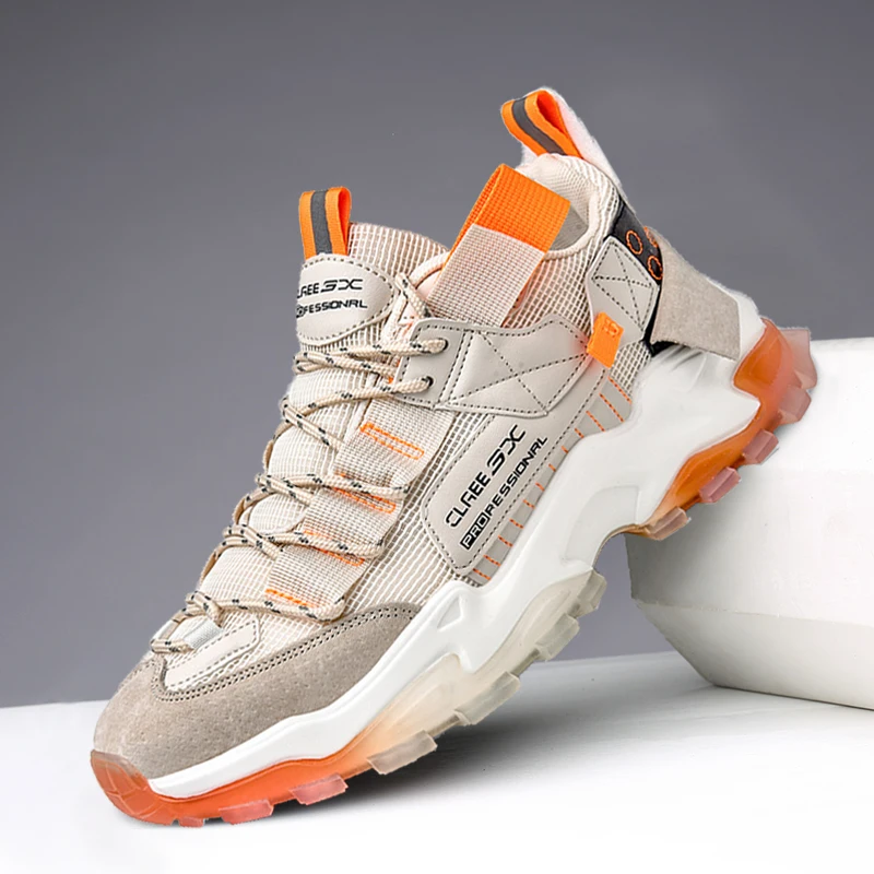 

Men's Running Shoes Fashion Breathable Sneakers Lace-Up Vulcanized Shoes Lightweight and Comfortable Running Training Sneakers