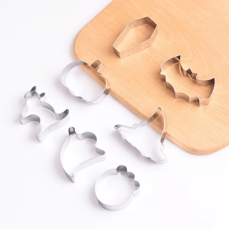 7 шт. формочка для печенья на Хэллоуин нержавеющая сталь мультяшная форма в форме