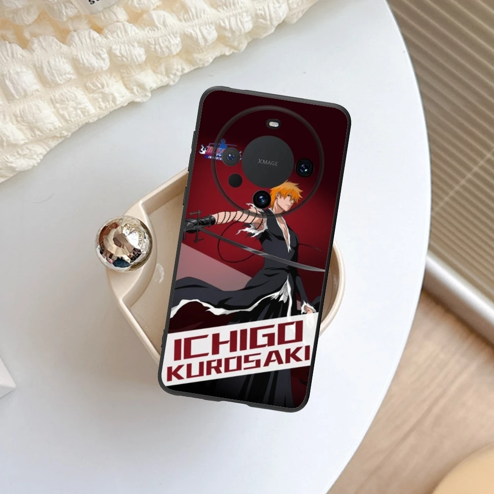 Чехол для мобильного телефона отбеливатель Ichigo Huawei Mate 60 50 40 30 20 10 Pro Plus Lite E 5G черный