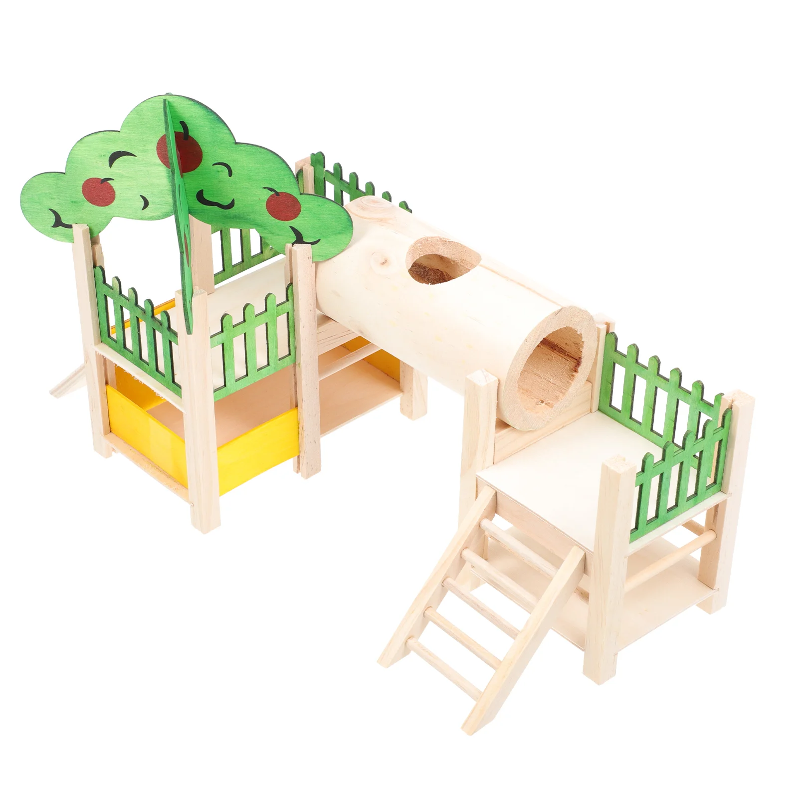 

1Pc Hamster Wooden House Bite Resistance Pet Hideout Safe Hamster Hiding Place