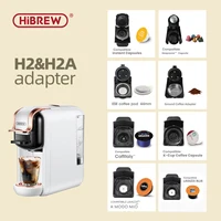 HiBREW G4A Portable Manual Coffee Grinder, 36mm Core, Metal Powder