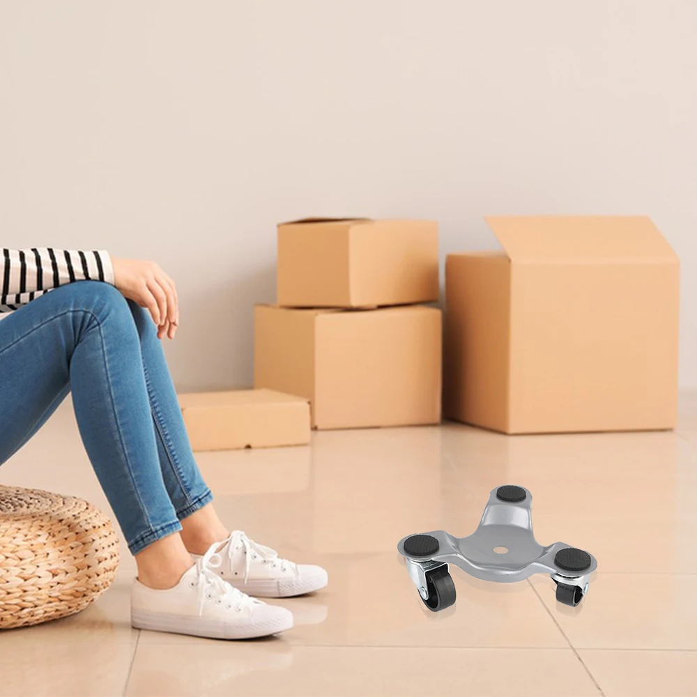 Mover Wheel движущаяся мебель 3 колеса тележка тяжелый резак для шкафа треугольная