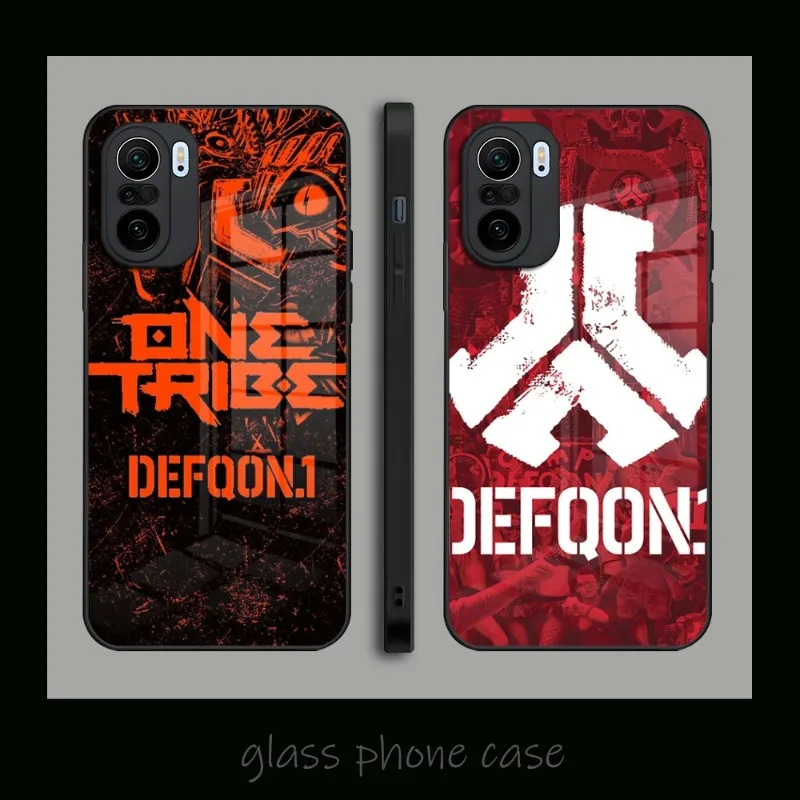 Стеклянный чехол для телефона Defqon 1 Music Festival для Xiaomi PocoF3 12X 12Pro 11 11T 10 Lite Redmi Note 10 9 8 Pro 9T 9A PocoX3Pro
