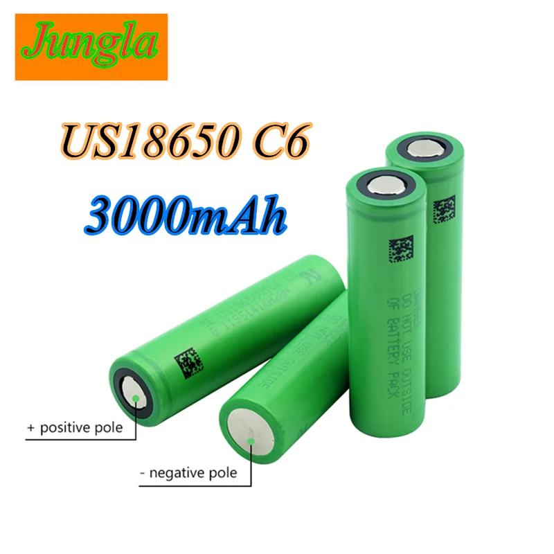 

2022 Original 3.7V 3000 MAh Li Ion Rechargeable 18650 Battery for Us18650 Vtc6 20A 3000mah for Sony Toys Tools Flashlight