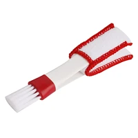 detailing brush with detachable double head cleaning cloth tool for keyboard shutter fan portable car detailing brushes